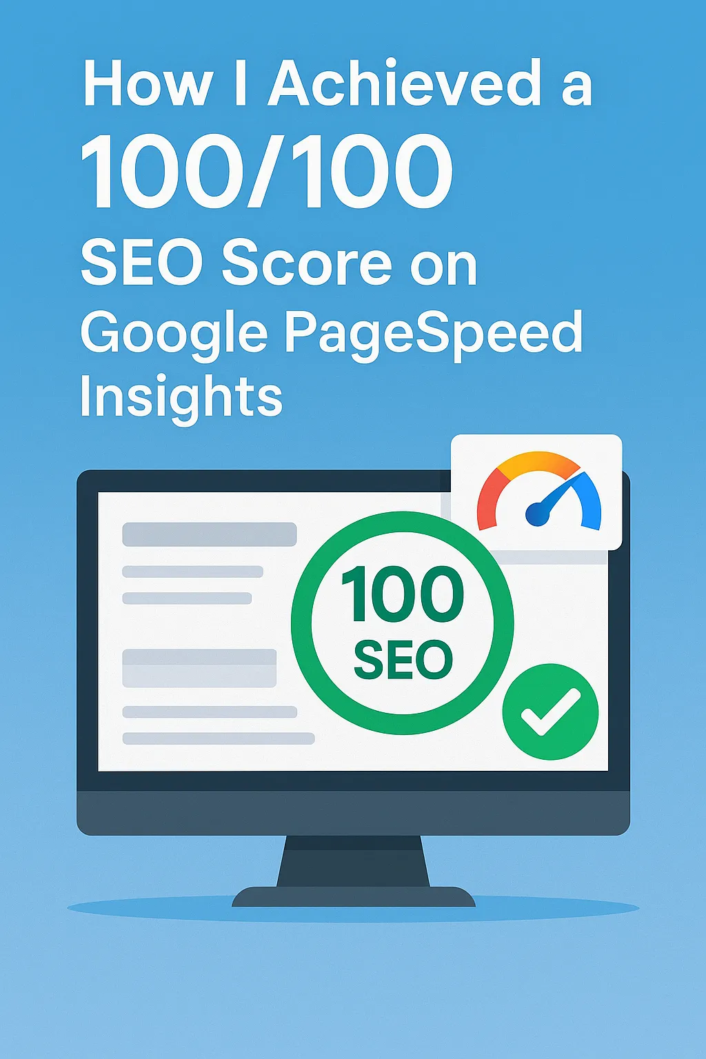 How I Achieved a 100/100 SEO Score on Google PageSpeed Insights