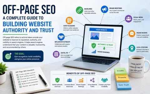 Off-Page SEO: A Complete Guide to Building Website Authority and Trust