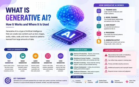 What Is Generative AI? How It Works and Where It Is Used